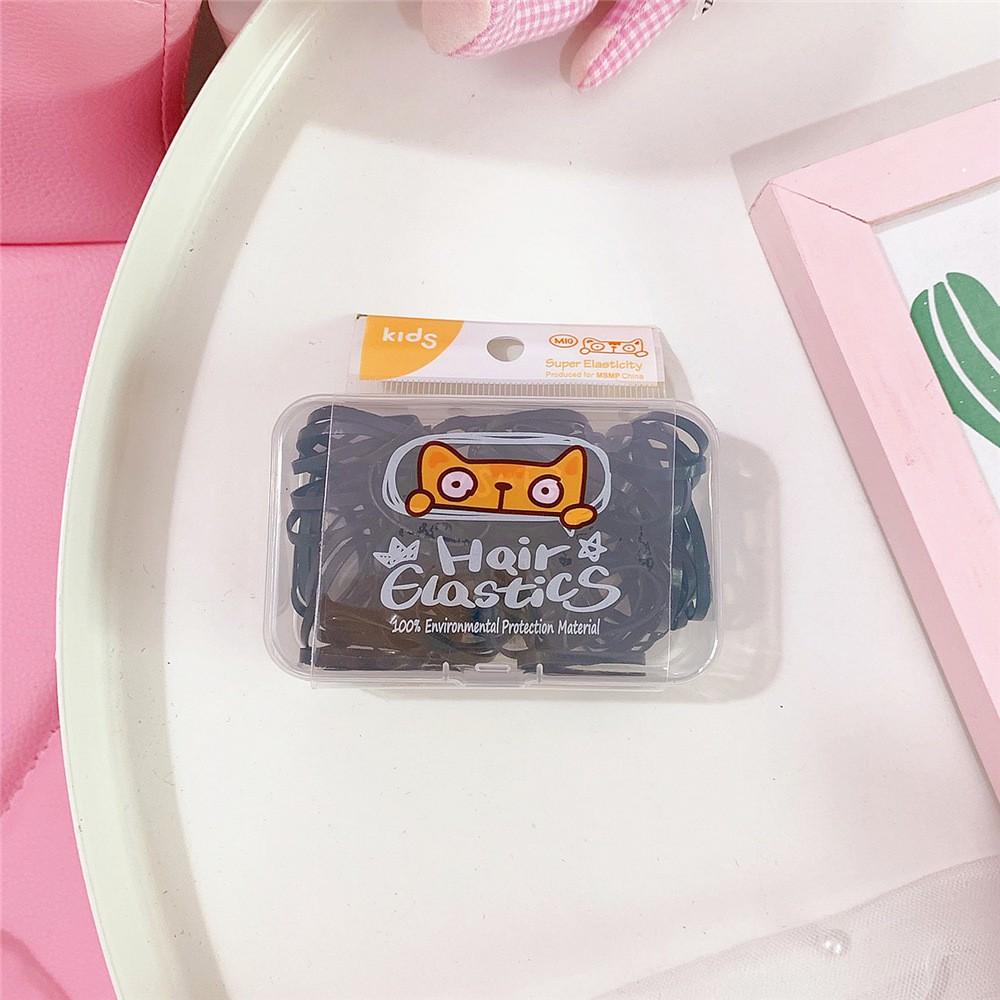 Hộp Chun Cột Tóc Mini Bỏ Túi Nhỏ Gọn Nhiều Màu