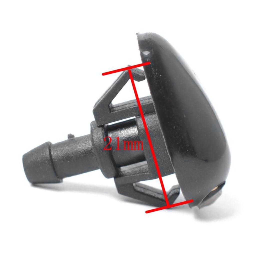 1 Pair Windshield Wiper Water Spray Jet Washer Fluid Nozzle