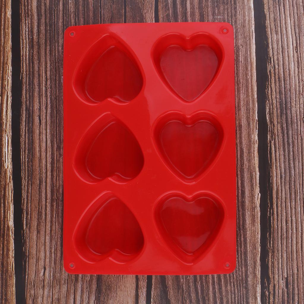 Wedding DIY heart Cake Decors Mold Silicone Moulds Fondant Baking Mould
