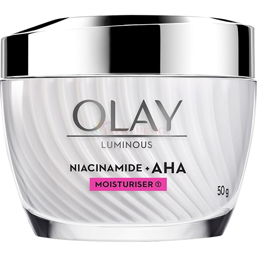 Kem dưỡng trắng da Olay Luminous Niacinamide + AHA Moisturiser (50g) - Hàng chính hãng