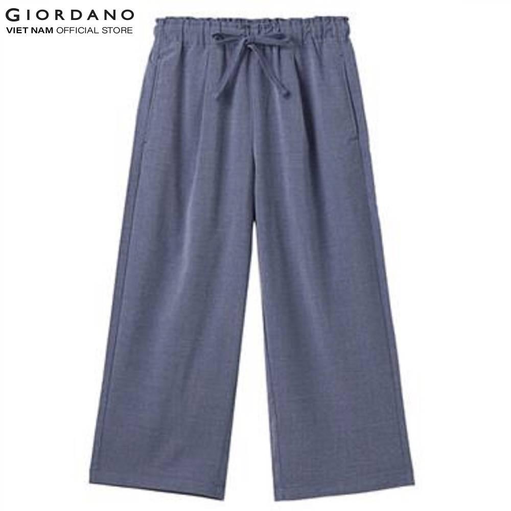 Quần Lửng Ống Rộng Nữ Giordano 05420226