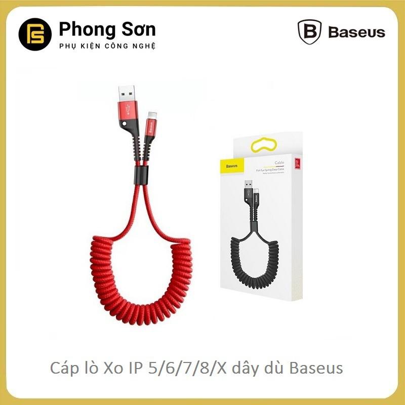 Cáp sạc nhanh sợi Carbon siêu bền , kéo giãn Fish eye Baseus Hàng Chính Hãng