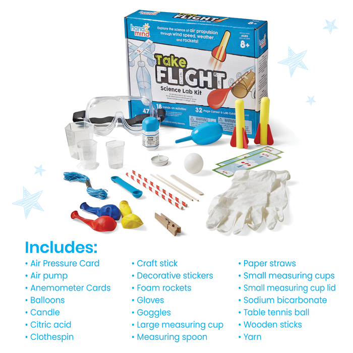 Educational Insights Bộ thí nghiệm khoa học chủ đề cất cánh - Science Lab Kit Take Flight