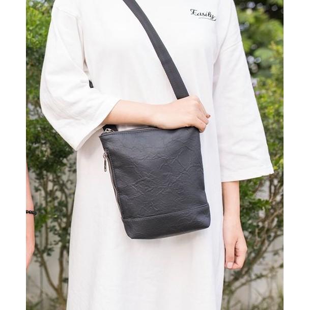 Túi đeo chéo unisex thời trang với chất da tổng hợp cao cấp - BOM