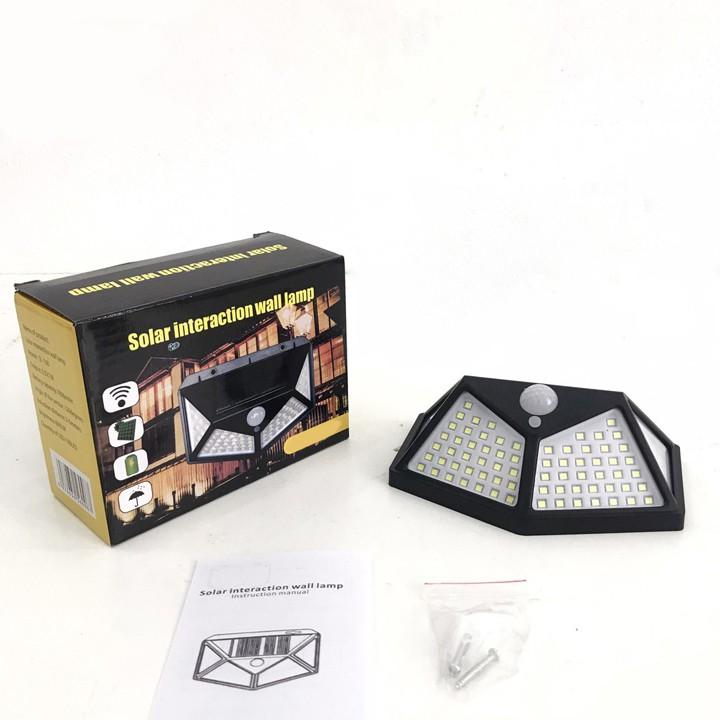 Đèn cảm biến tự động bật tắt 100 LED sử dụng năng lượng mặt trời (DCB100)