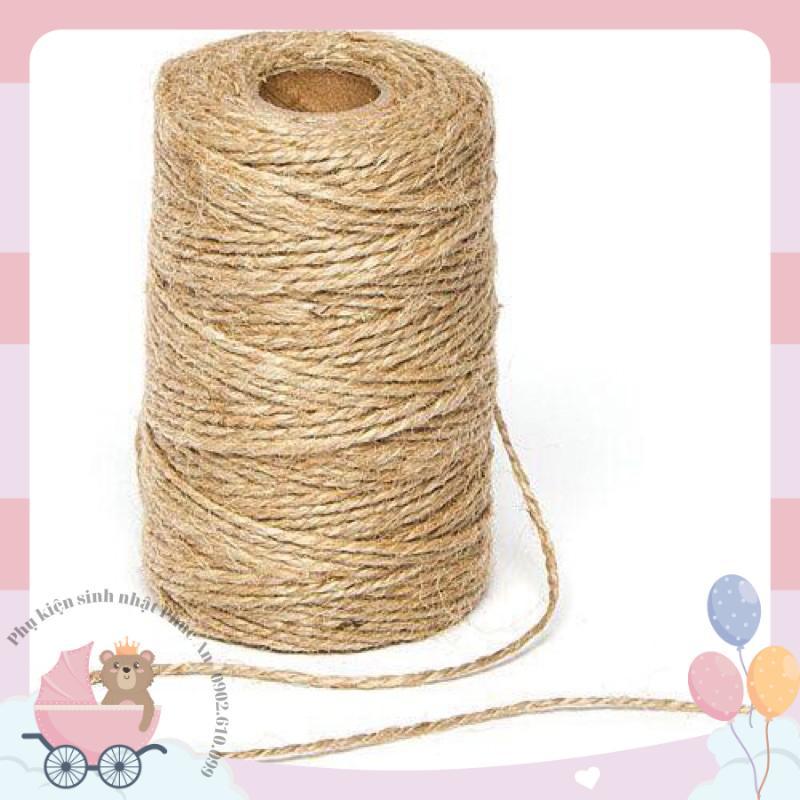 Dây thừng cuộn 200m ống nhỏ trang trí handmade
