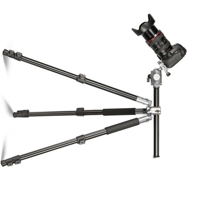 Phong cách mới nhất của trục lưu trữ gập hợp kim nhôm Q868HL thời đại đầy ánh sáng có thể là chân máy ảnh máy ảnh SLR nằm ngang