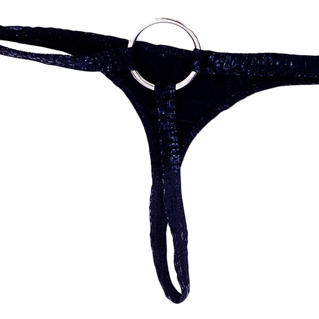 2-3pack Men Open Ring Thong Jockstraps Stretch Underwear Shorts Brief G-string