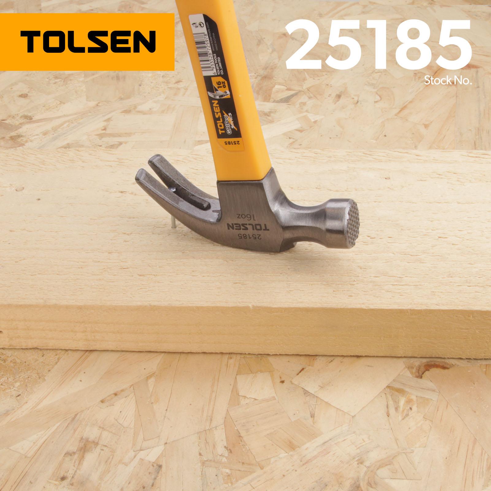 BÚA SỪNG DÊ CÁN NHỰA 16OZ TOLSEN 25185 - HÀNG CHÍNH HÃNG
