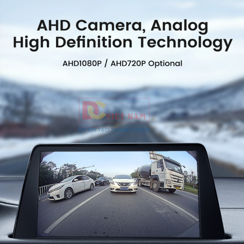 Camera tiến lùi ô tô GreenYi G999 chuẩn AHD 1080P xoay 360 độ cảm biến quang học, chống nước IP68