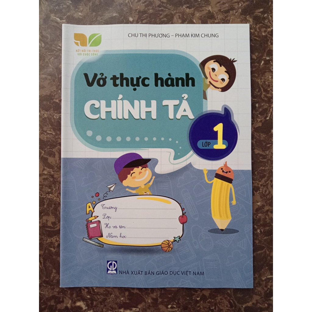 Sách - Vở thực hành chính tả 1 - kết nối tri thức với cuộc sống