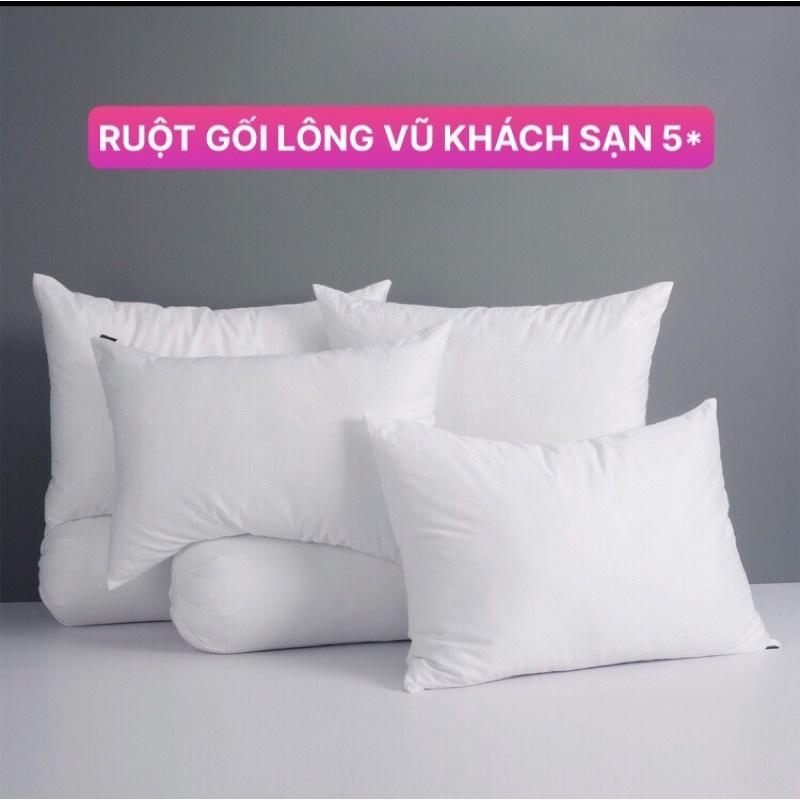 GIÁ SỈ RUỘT GỐI NẰM LÔNG VŨ KHÁCH SẠN 5* CHỐNG ĐAU GÁY