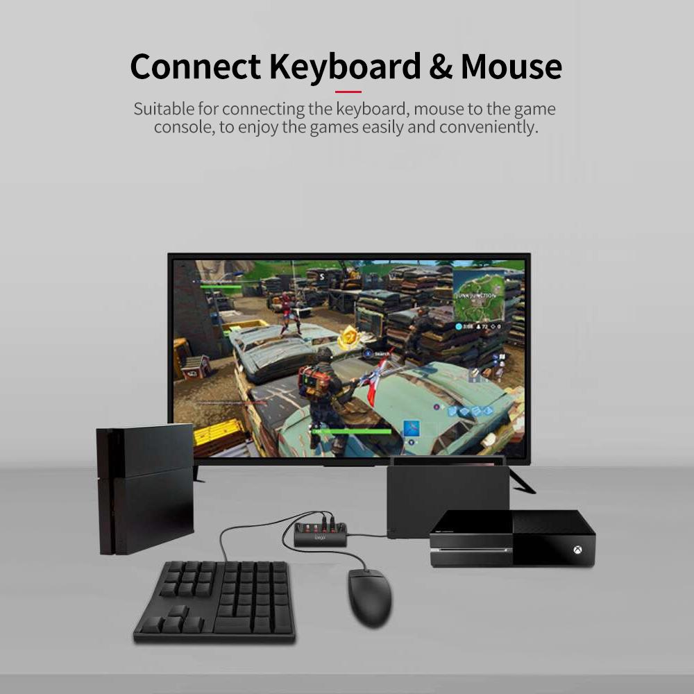 Bộ chuyển đổi bàn phím & chuột iPega PG 9133 Thay thế bộ điều khiển chơi game cho Switch PS4 X1