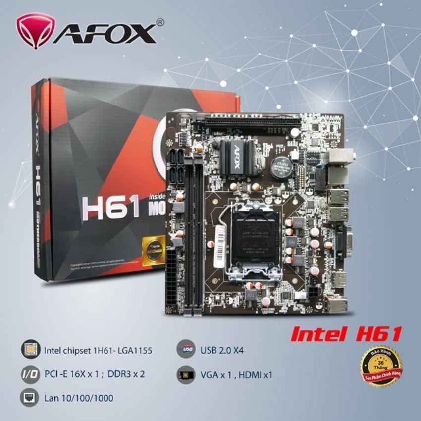 Main H81 AFOX ,Bo mạch chủ máy tính hàng Mới Full box - Hàng chính hãng