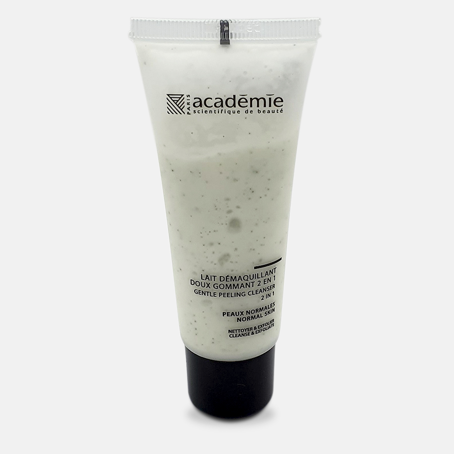 Sữa rửa mặt 2 trong 1(size M) - LAIT DEMAQUILLANT DOUX GOMMANT 2 EN 1 - Academie Scientifique de Beaute