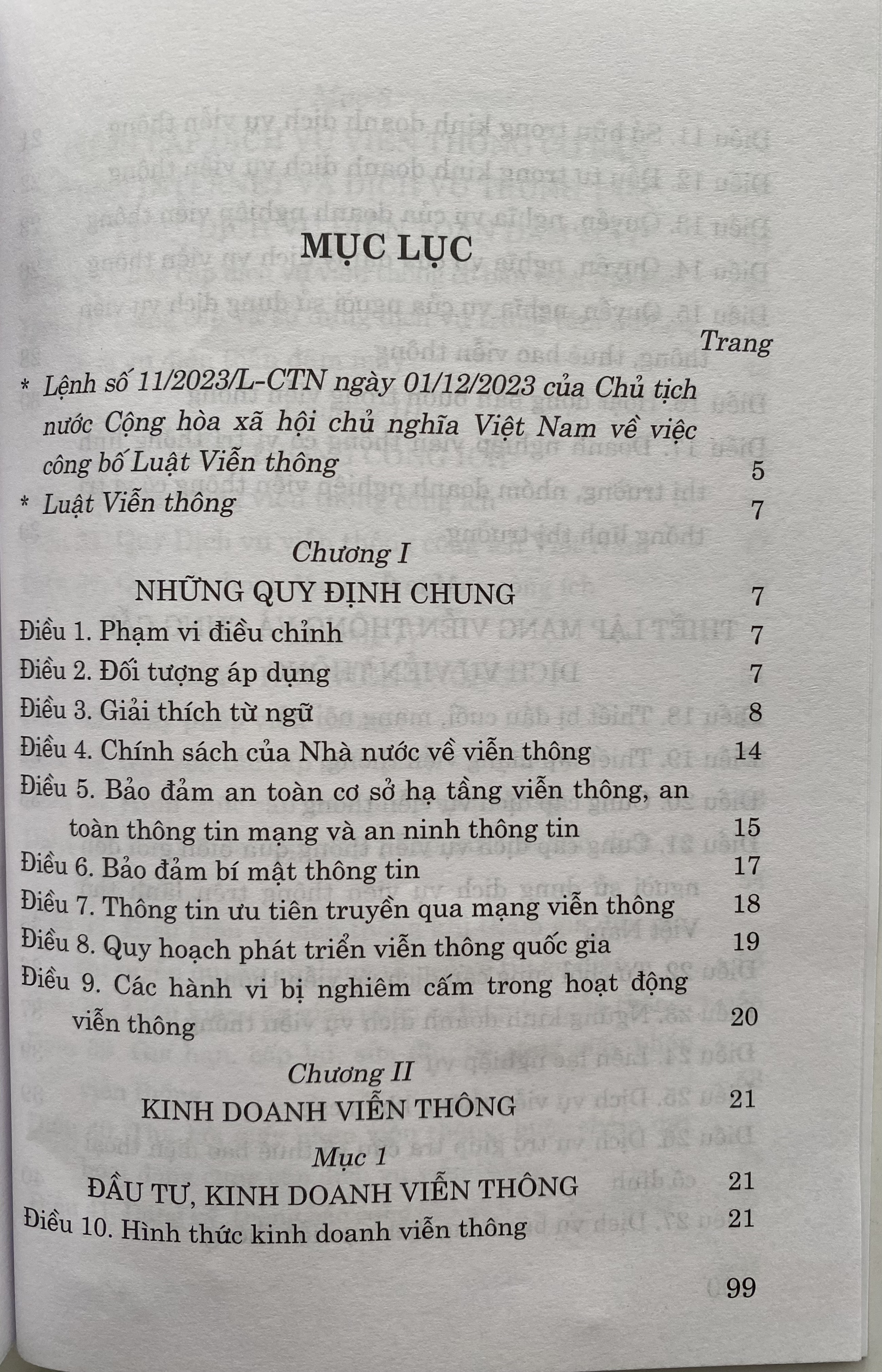Luật Viễn Thông