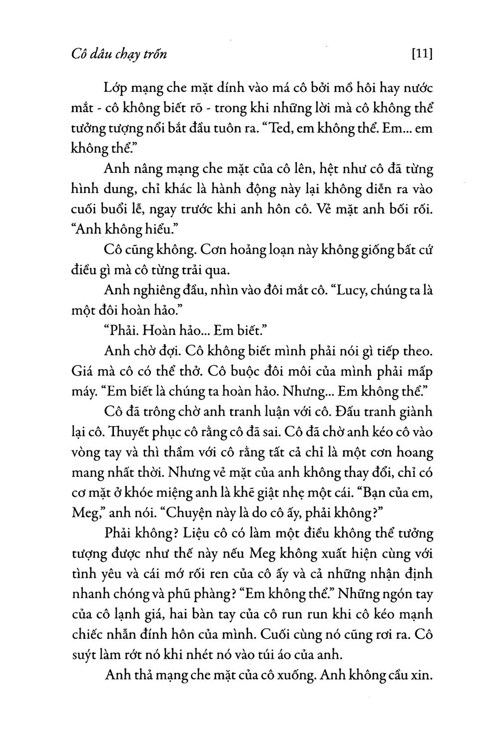 Cô Dâu Chạy Trốn (Nhã Nam)