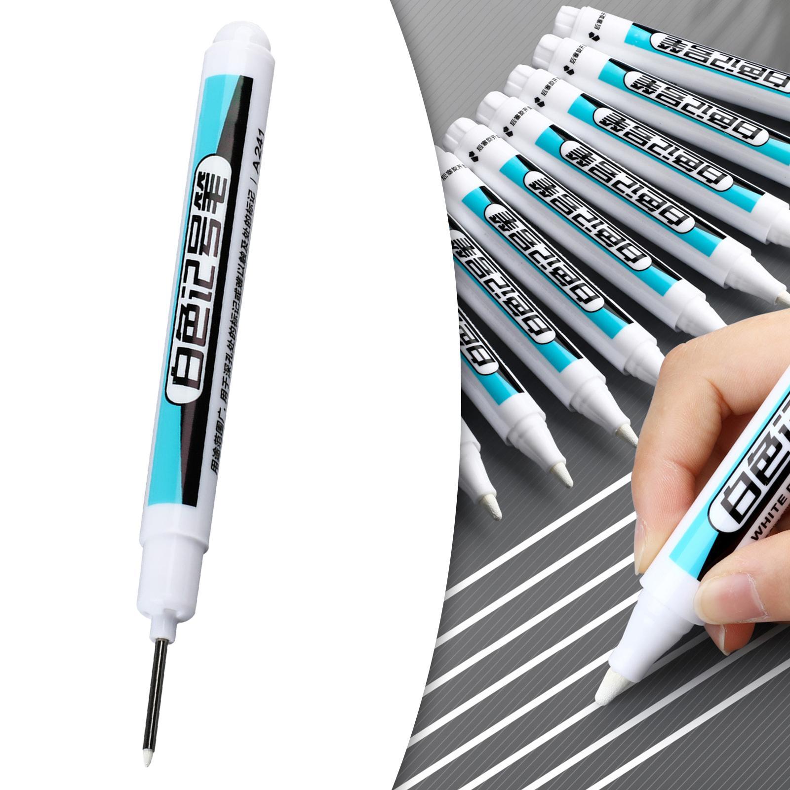 Multipurpose White Markers Paint Pen Glass Drawing Bathroom Foam Carpenter Marker Pen