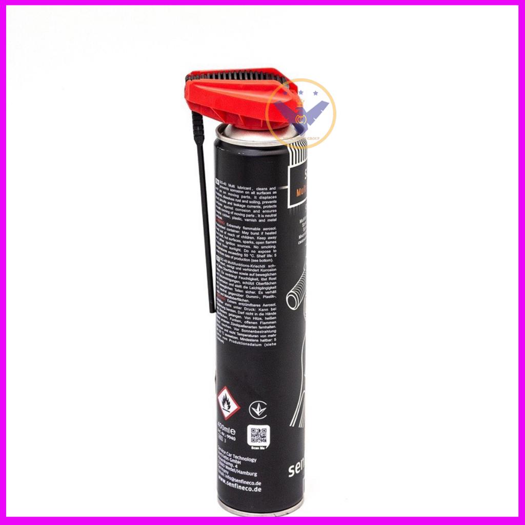 Bôi Trơn, Làm Sạch và Bảo Vệ Bề Mặt Chi Tiết Senfineco 9940 – 400ML chống độ ẩm, phá rỉ sét , chống ăn mòn