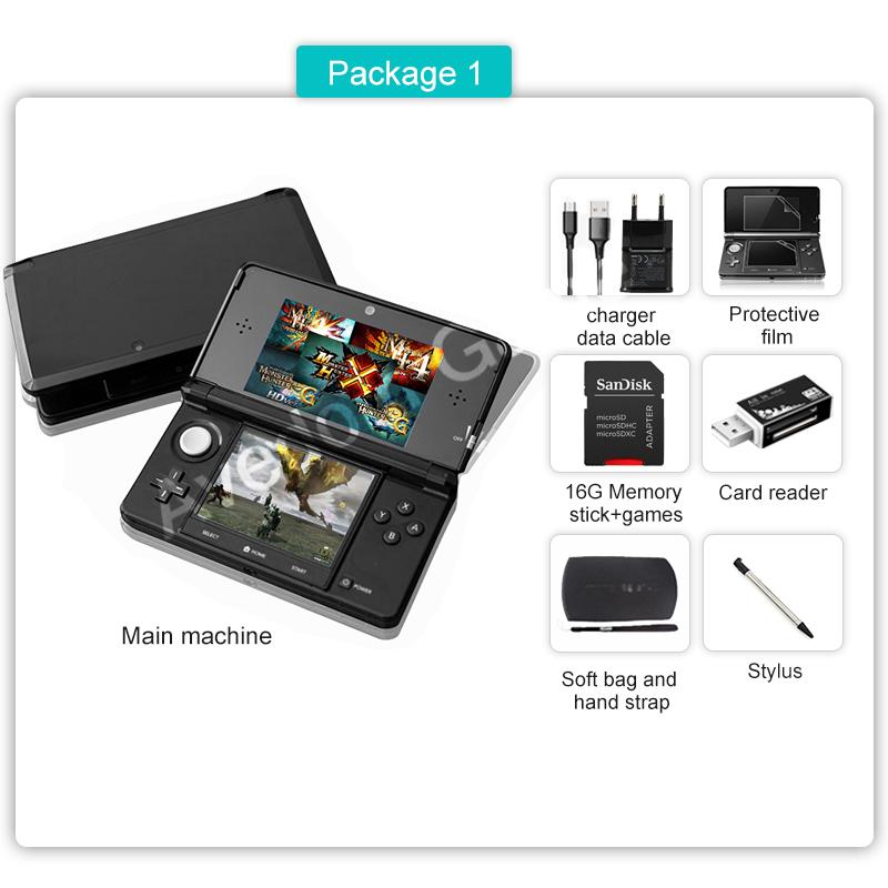 Ban Đầu 3DS 3DSXL 3DSLL Tay Cầm Chơi Game Máy Chơi Game Cầm Tay Trò Chơi Miễn Phí Dành Cho Máy Nintendo 3DS