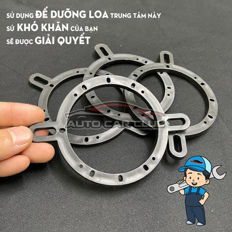 Dưỡng đế loa trung tâm, Đế mặt dưỡng phía dưới bắt vít loa center đa năng Ford Everst, Ranger, Toyota Cross, KIA Seltos