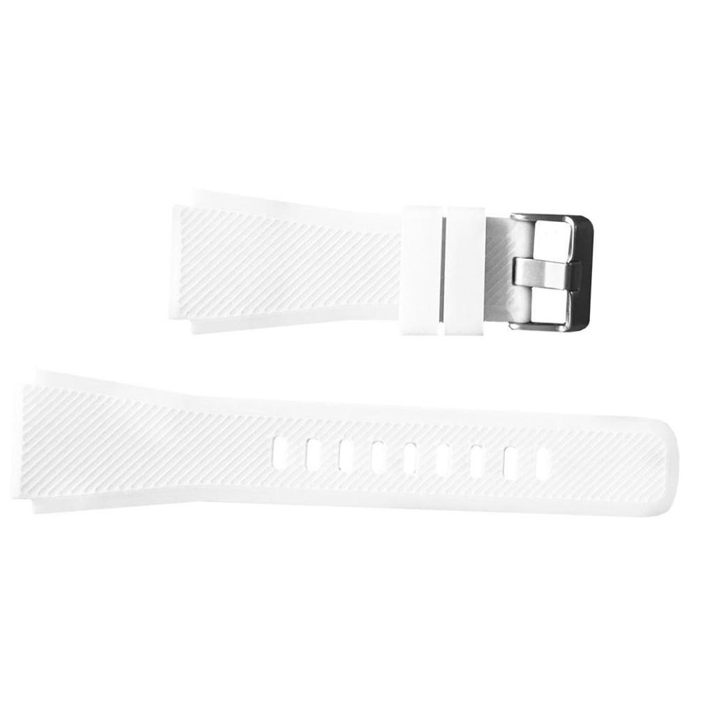 2 Pieces Replacement Silicone Band Strap For Samsung Gear S3 22mm Band