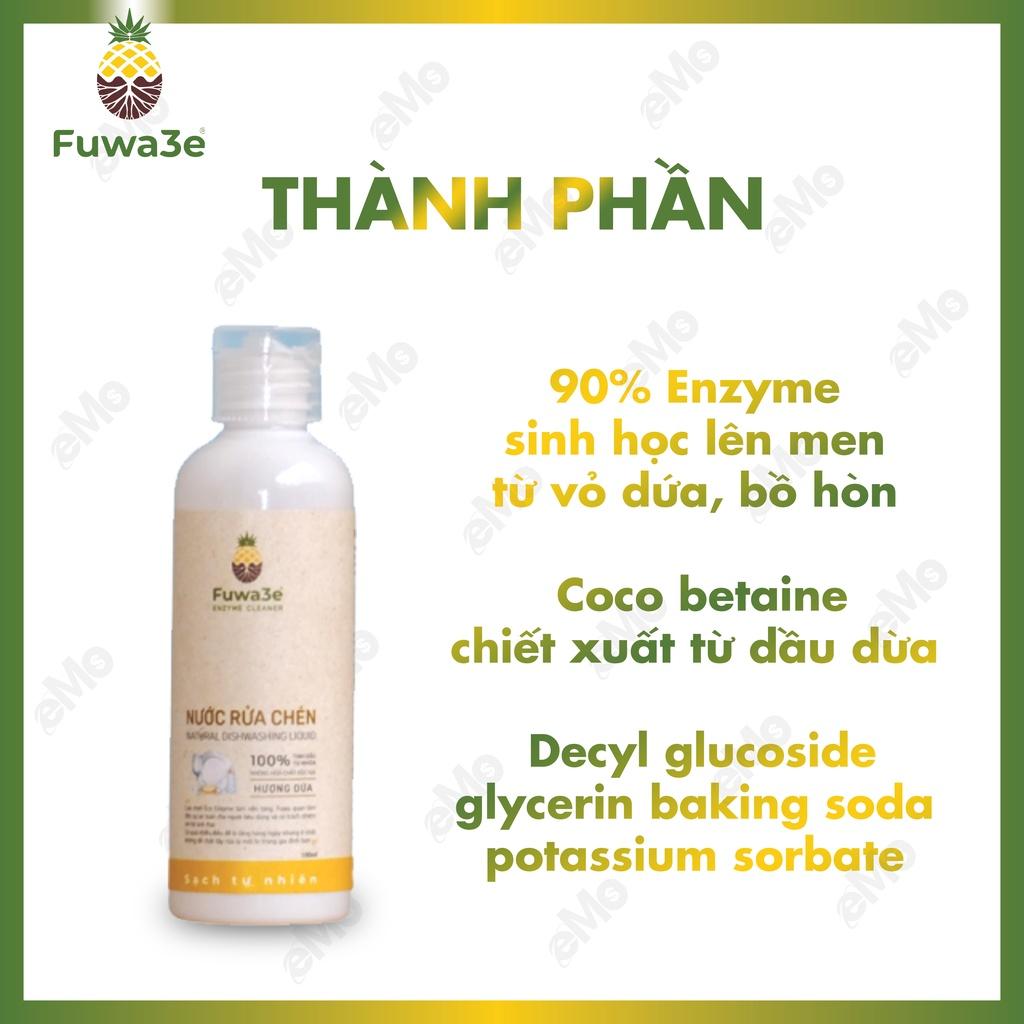 Nước rửa chén Fuwa3E chai 100ml