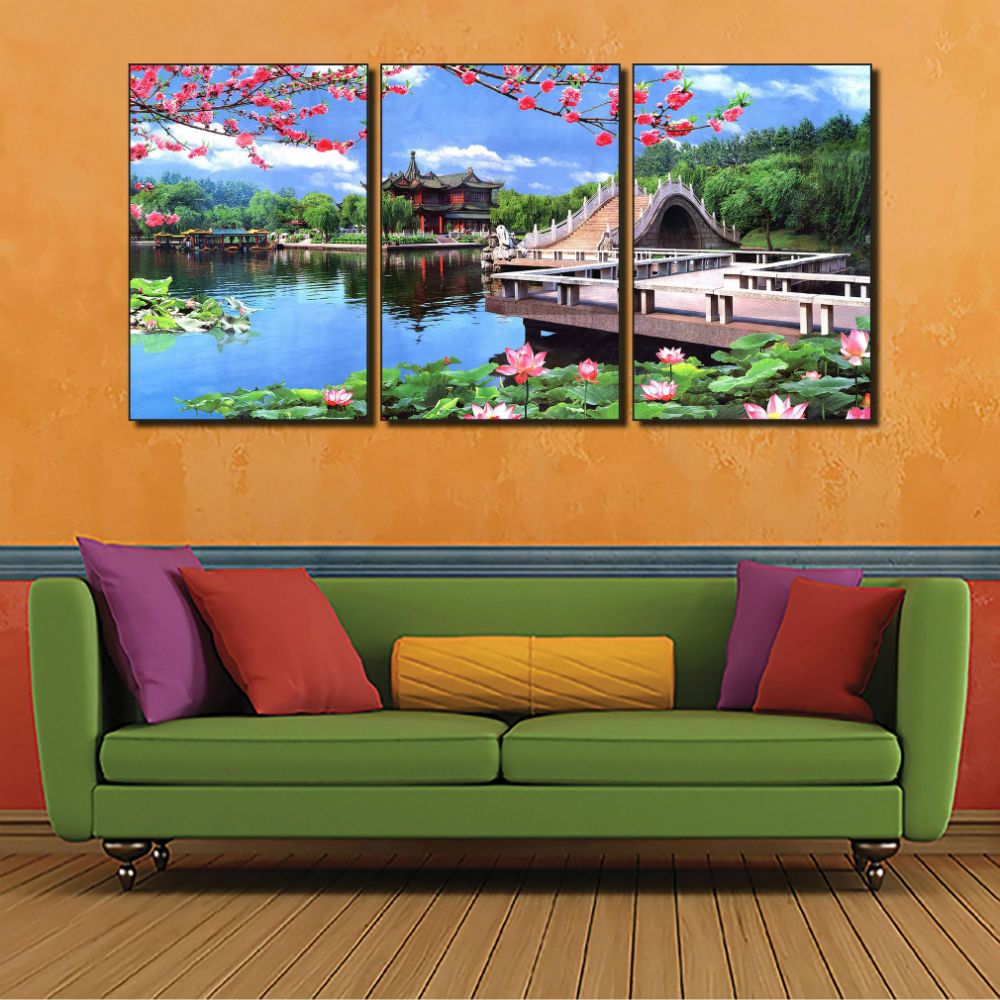 Tranh Bộ Treo Tường Nghệ Thuật Q12B-ZTH