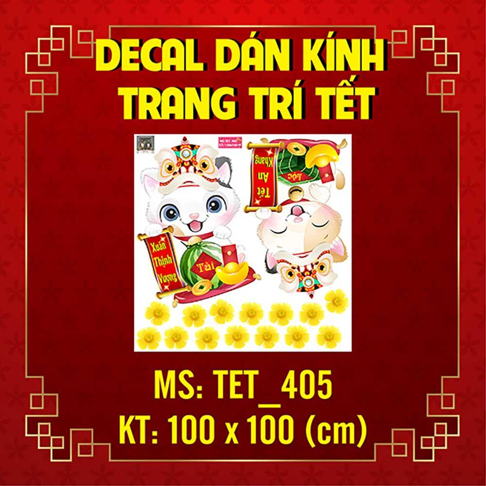 DECAL TRANG TRÍ TẾT 2023 COMBO SỐ 68
