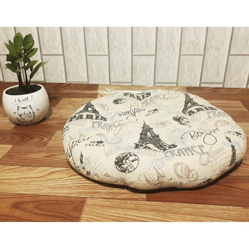 Đệm ngồi bệt tròn phong cách nhật bản 45cm Giá Chỉ 19k