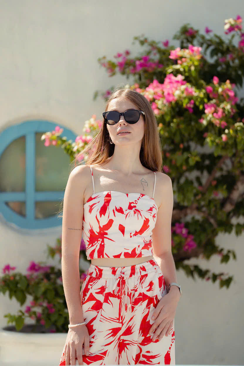 Quần Lửng Ống Rộng Culottes Lưng Thun Phong Diễm Pan077 Thời trang Hity