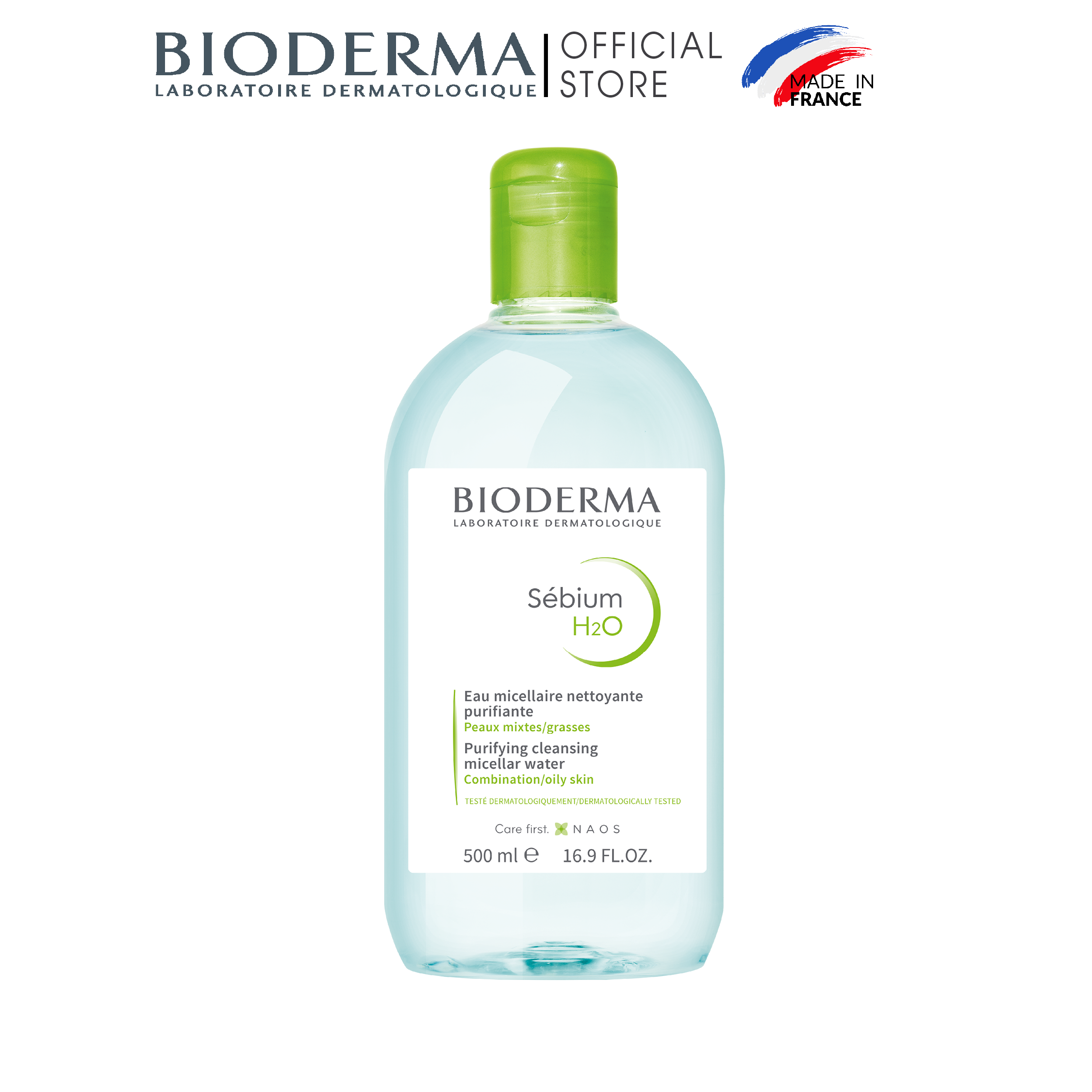 Nước tẩy trang Công Nghệ Micella Bioderma Sebium H2O - 500ml