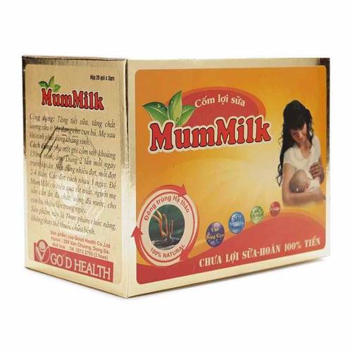 Cốm lợi sữa Mummilk Đông Trùng Hạ Thảo/ màu trắng (lợi sữa, chống tắt sữa, bỗ sung khoáng chất cho mẹ bỉm)