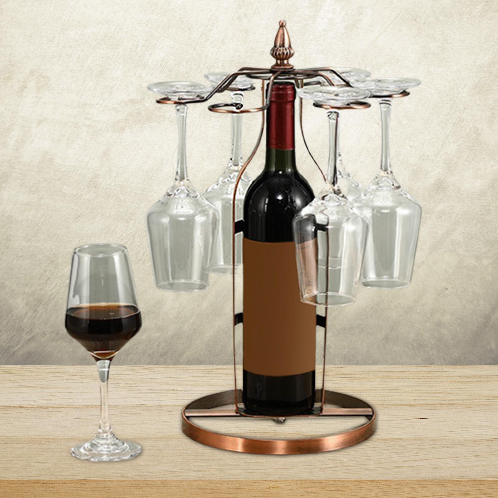 2 in 1 Rack Iron Freestanding Bottle Stand Wedding Banquet