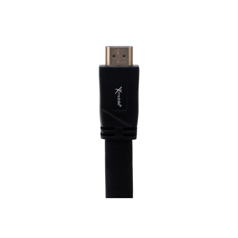 Cáp HDMI 2.0 Dẹt 2m Xmobile DS135-2TB Đen - Hàng chính hãng