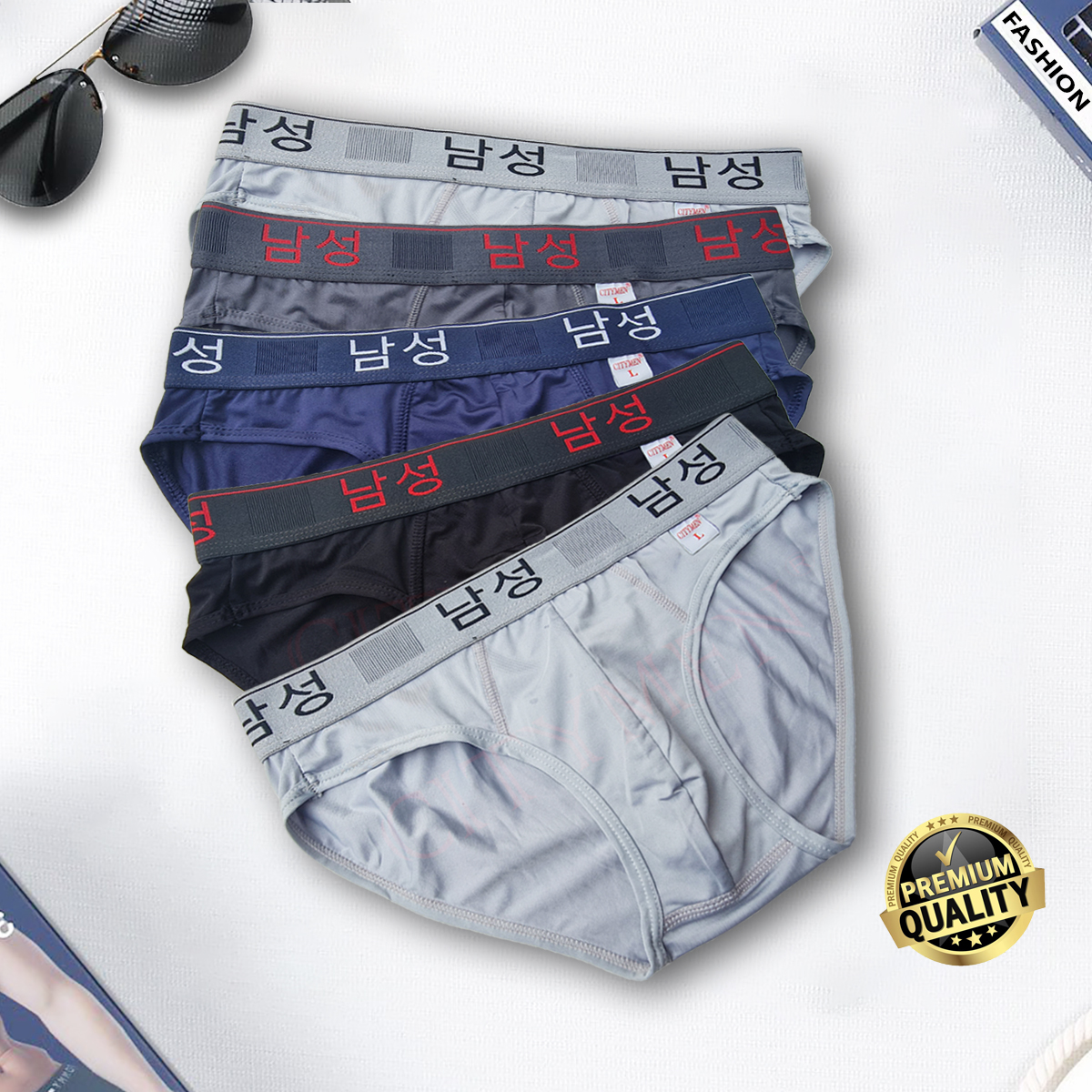 Combo 4 Quần Lót Nam hiệu CITYMEN vải thun lạnh 4 chiều lưng Hàn Quốc cao cấp, đồ lót - LMTK-HANAL ( Giao màu ngẫu nhiên )