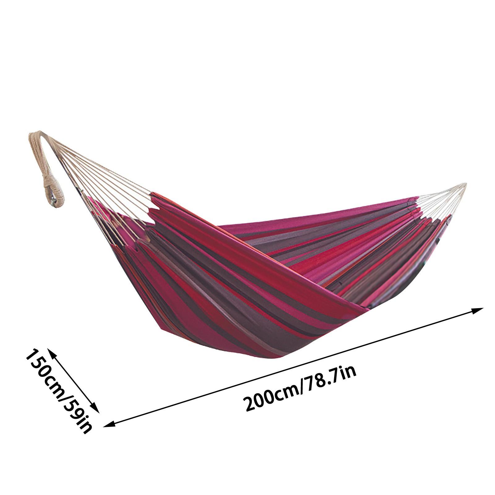 Trong Nhà Thoải Mái Độ Bền Sân Sọc Treo Ghế Ghế Lớn Võng Treo Ghế Vải Bố Dày Dặn Sọc Giường Vườn Võng