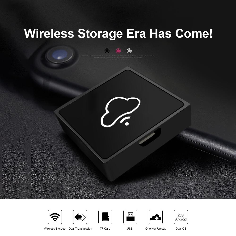 Hộp lưu trữ bộ nhớ Wi-Fi flash cho đầu đọc thẻ nhớ TF / MicroSD