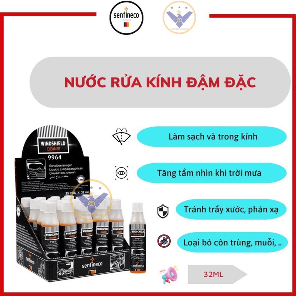 Dung dịch nước rửa kính đậm đặc Senfineco 9964 Windshield Cleaner - Made in Germany - 32ml