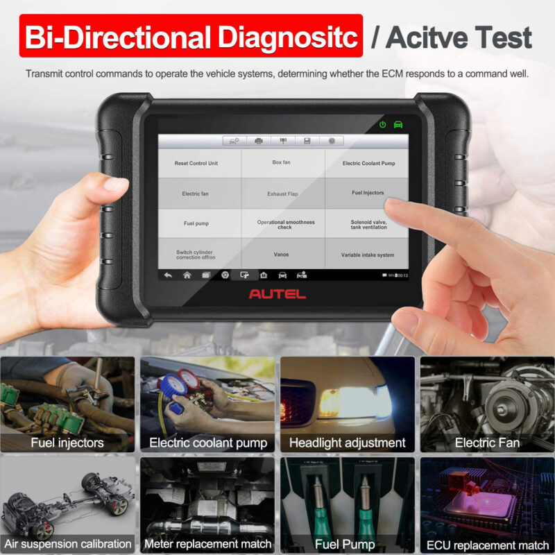 AUTEL MAXIDAS DS900 - Thiết bị chẩn đoán các dòng ô tô Châu Âu, Châu Á. Kết nối có dây qua cổng OBD2.HÀNG CHÍNH HÃNG - CẬP NHẬT MIỄN PHÍ 2 NĂM
