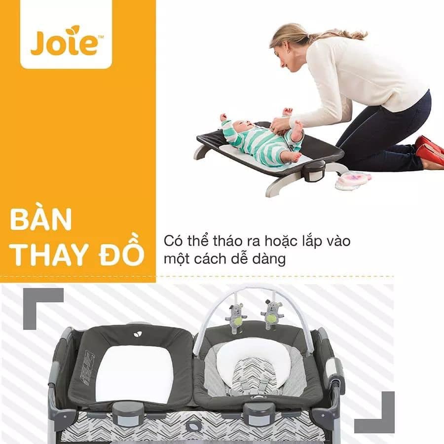 Giường cũi cao cấp Joie Excursion Change & Bounce 