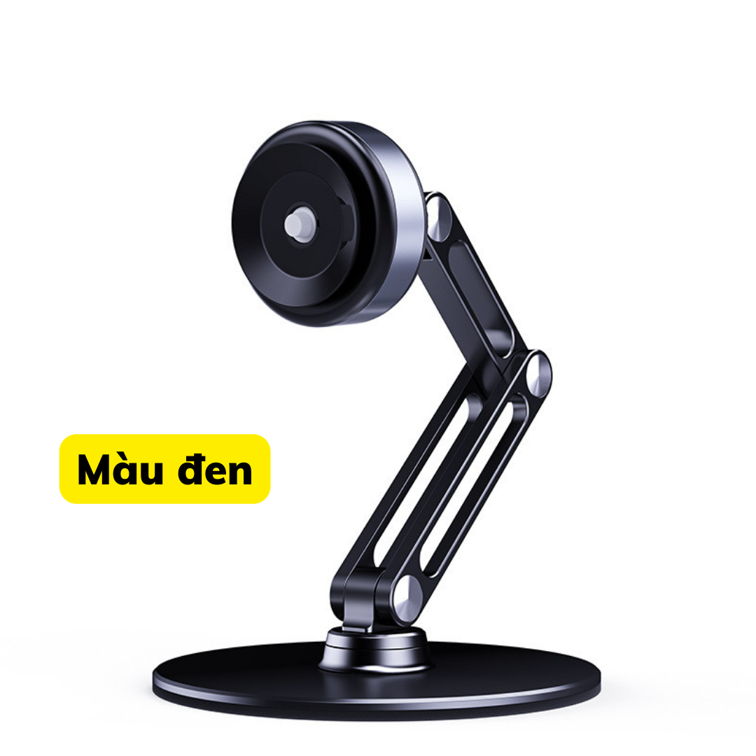 Giá Đỡ Điện Thoại 3 Khớp Xoay 360 Độ Tích Hợp Đầu Hút Chân Không Siêu Mạnh - Kệ Điện Thoại Gấp Gọn Đa Năng hợp kim nhôm