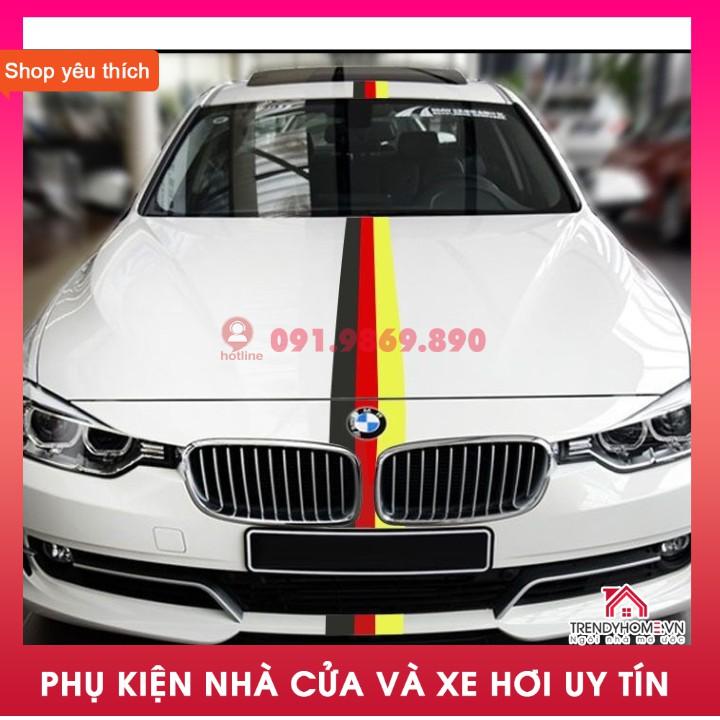 ️FLASH SALE️ decal dán xe thể thao phong cách BMW M sport, cờ ý, đức, pháp, loại cao cấp độ bền cao - Ý *1m