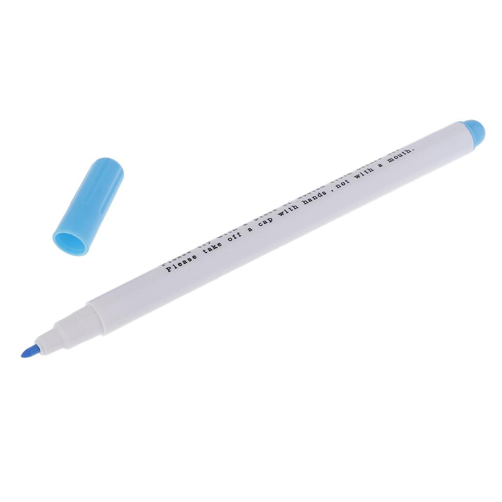 12x Air Water Erasable Pen Marker for Fabric Marking Sewing Supplies Blue