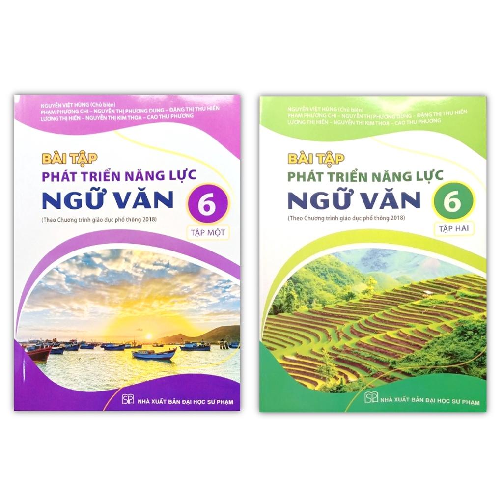 Sách - Combo Bài tập phát triển năng lực ngữ văn lớp 6 ( tập 1+ tập 2)