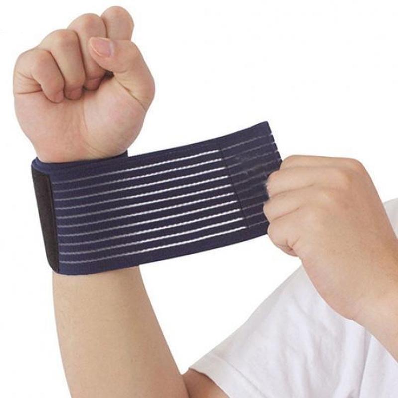 1PCS Băng dây tay Thể thao Thể thao Hỗ trợ Người bảo vệ Cổ tay Niềng Tennis Tennis Weat Fitness Cổ tay Thể thao Bộ phận An toàn Color: Random
