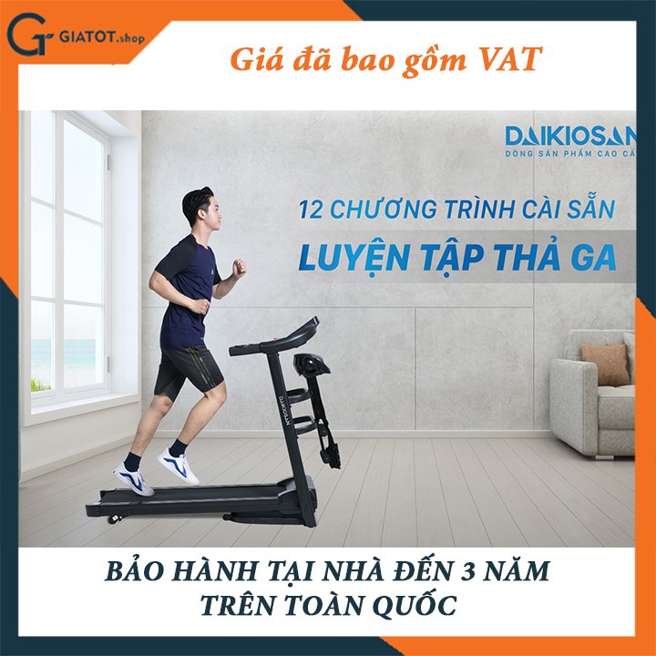 Máy chạy bộ đa năng chính hãng Daikiosan DVCB-00002 cao cấp