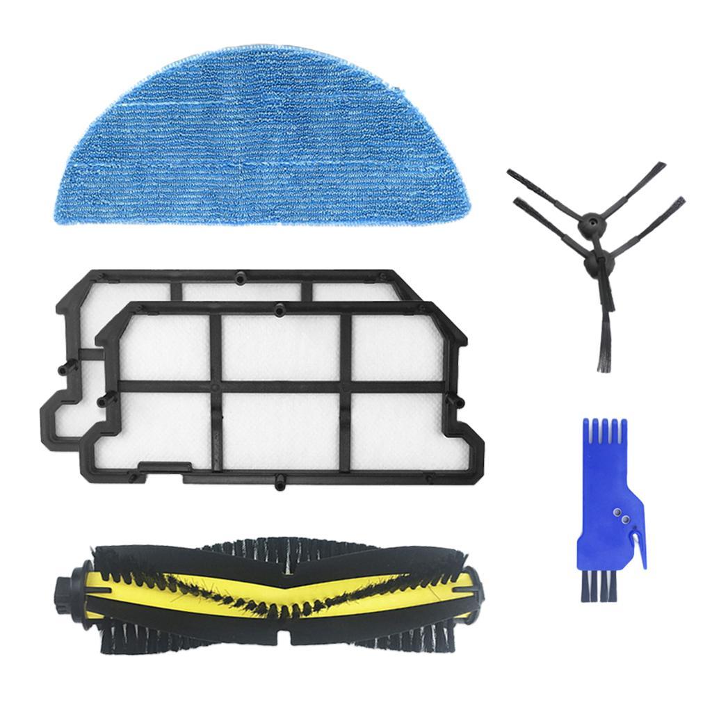 HEPA Filter Side &amp; Main Brushes Spare Part for ILIFE V7 Vacuum Cleaner Accs