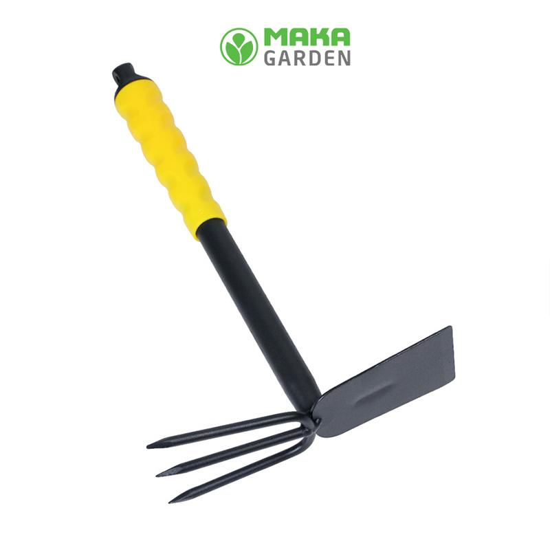 Cuốc làm vườn Mini kết hợp cào 3 răng DL580814