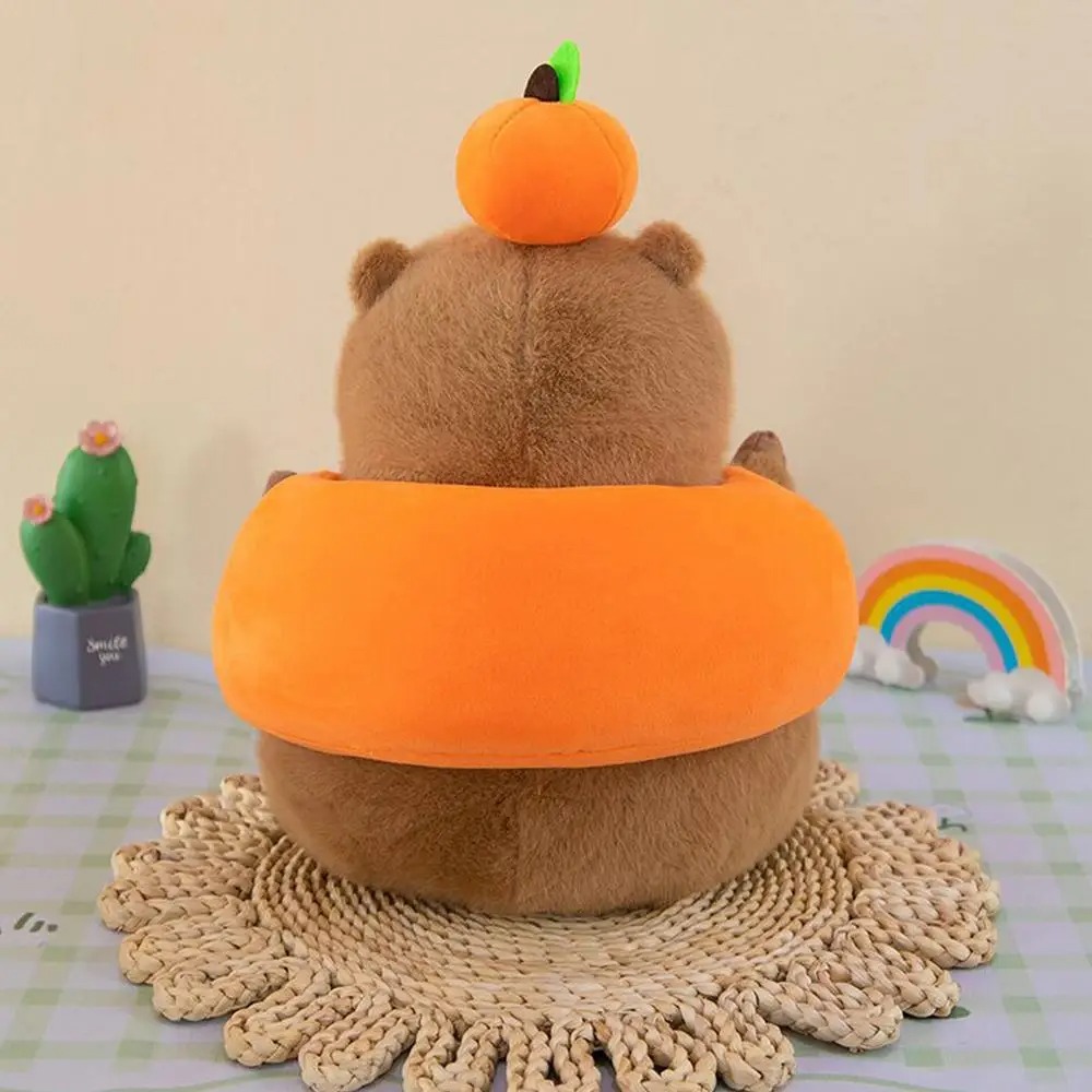 Thú nhồi bông capybara đeo phao đáng yêu - Size từ 25cm đến 35cm - Móc khoá gấu bông Capybara